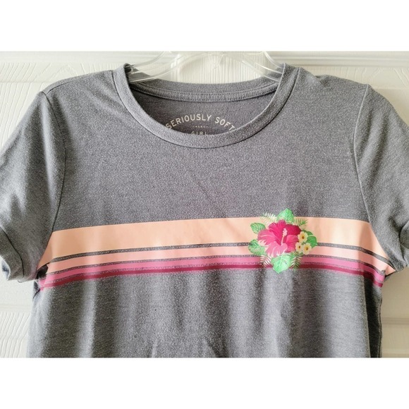 Aero Seriously Soft Tee Gray Medium - Picture 2 of 7